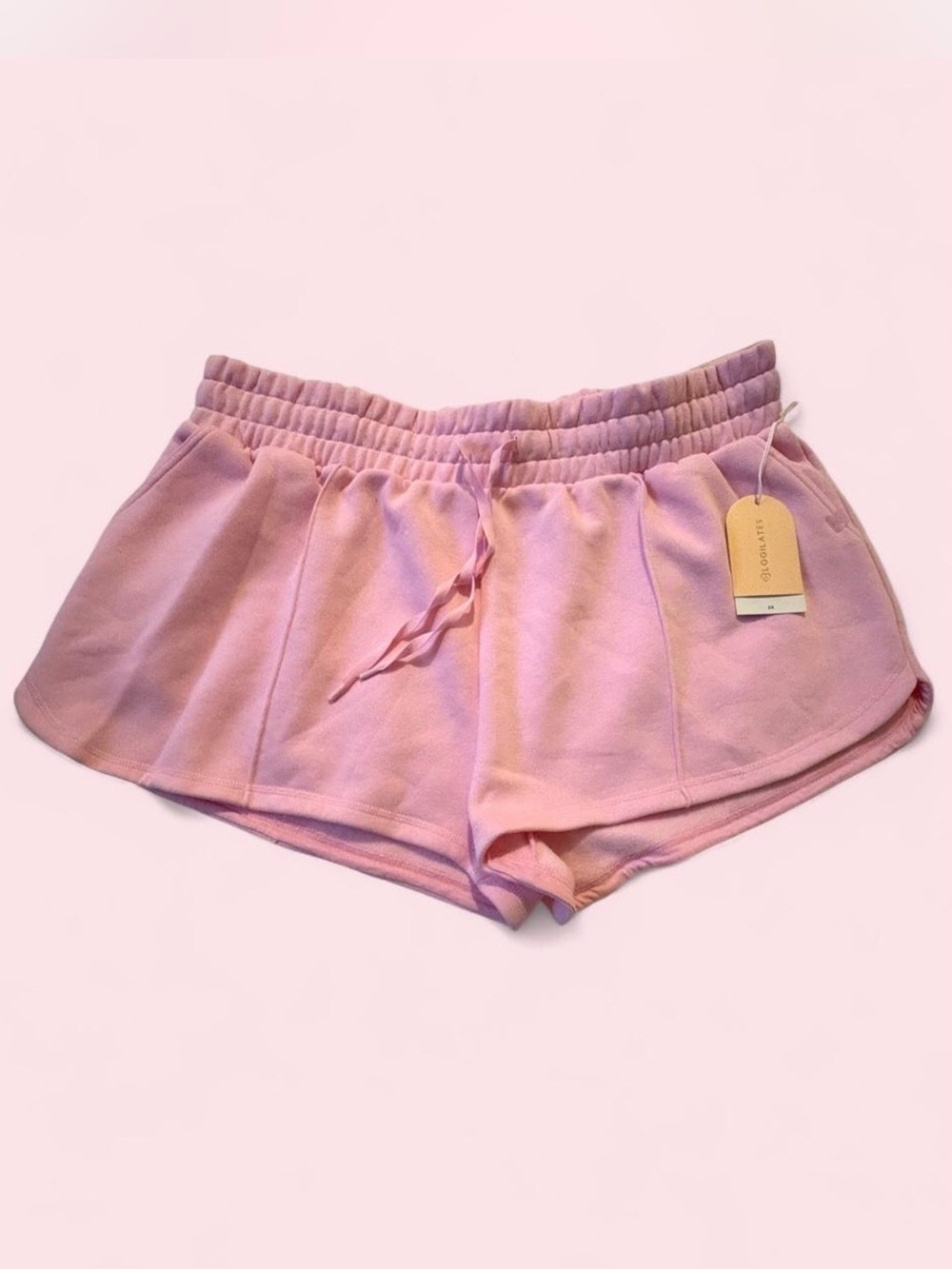 Blogilates Pink Cozy Drawstring Shorts
